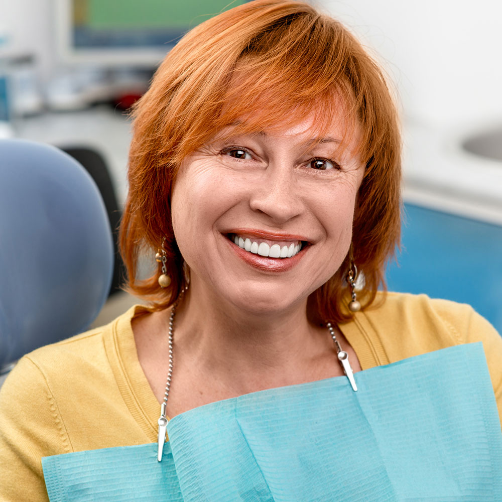 Patient with implant bridge in Downey