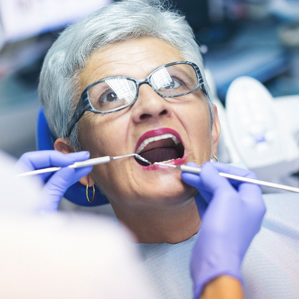 Dental implant patient near Paramount
