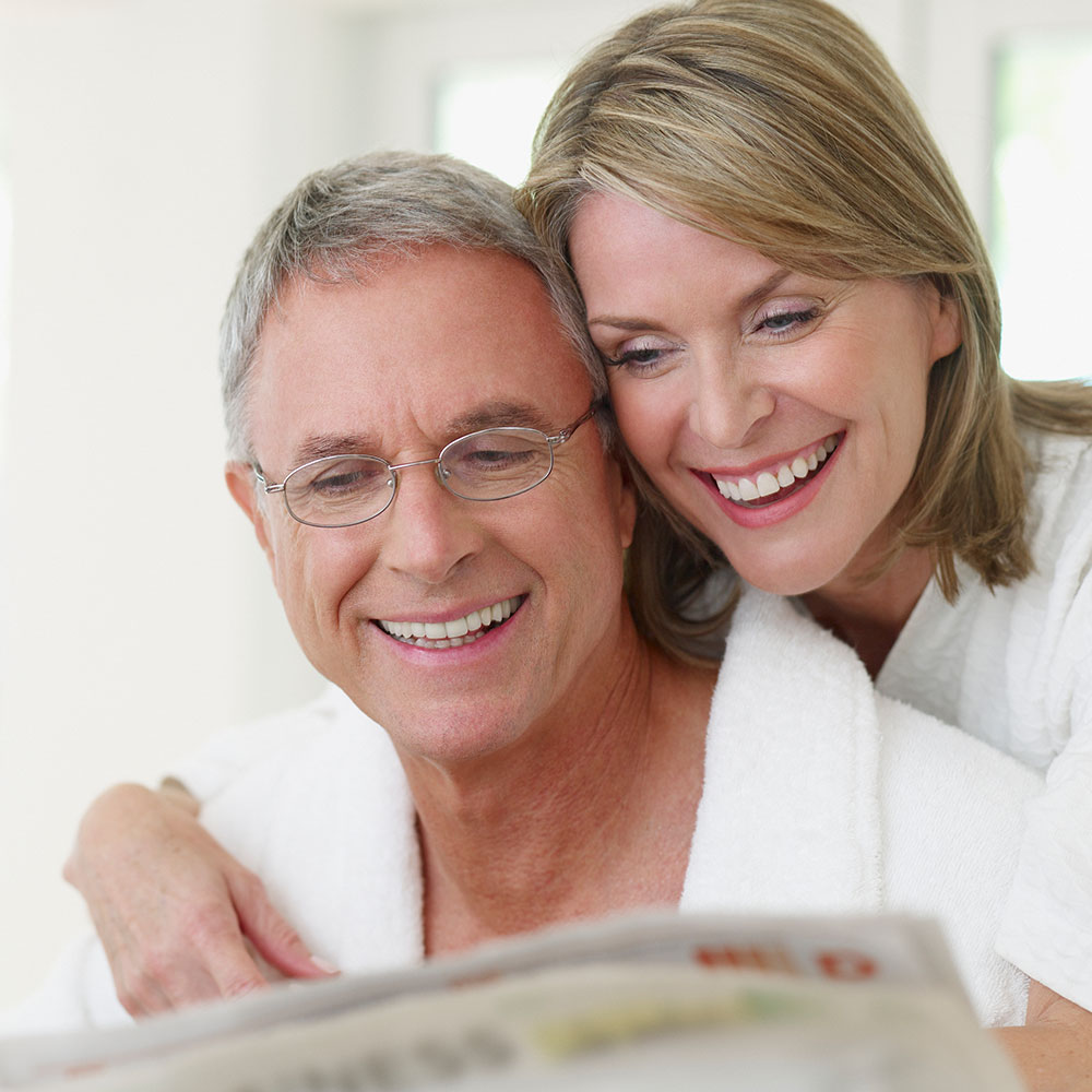 Dental implant patient near Santa Fe Springs